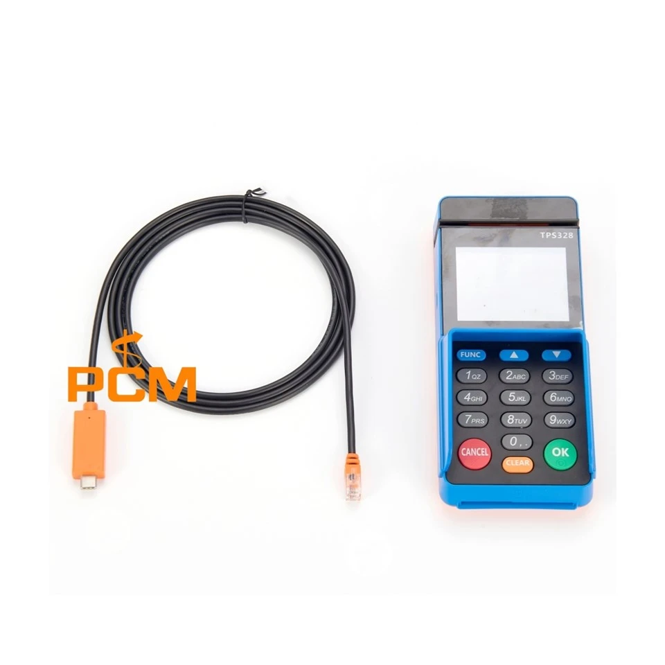 RJ9 RJ11 rj 12 4 p4c στο καλώδιο τύπου-C για μηχανή POS