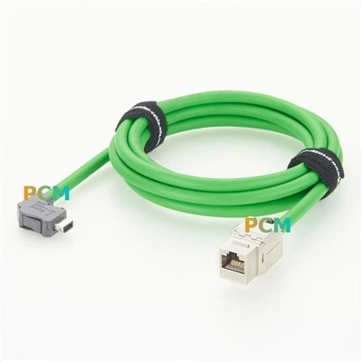 Ορθή γωνία 90 μοιρών IX A κλειδί στο καλώδιο RJ45