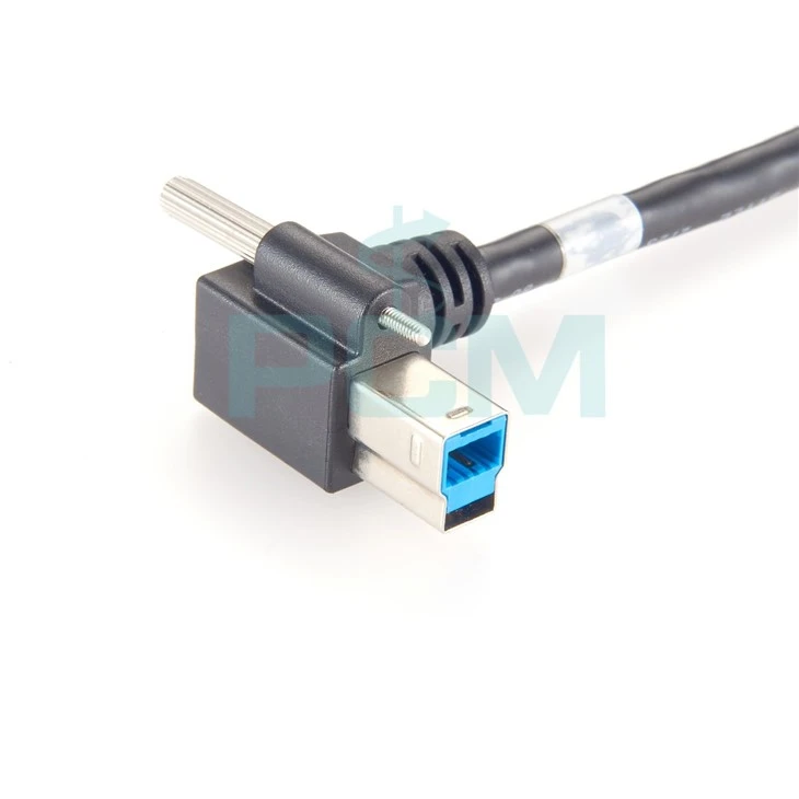 USB 3.0 Type B Screw Lock Camera Cable